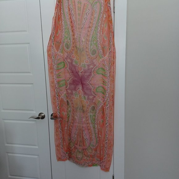 COPY - Etro Silk Chiffon Scarf/Stole - Picture 3 of 3